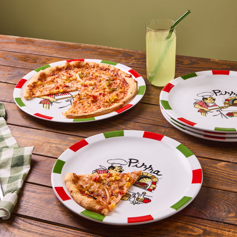 Karaca Napoly 5-teiliges 4-Personen Pizza-Set