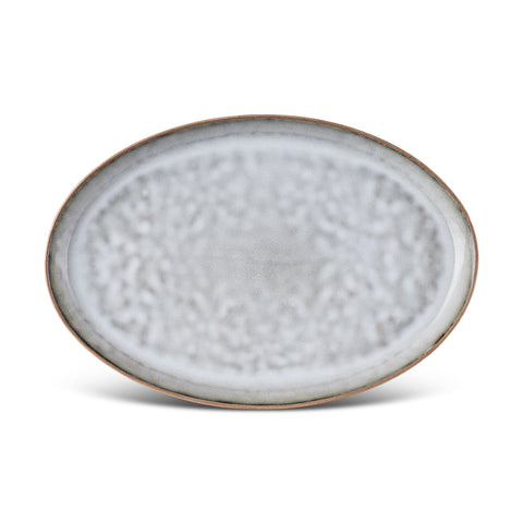 Karaca Rixton Servierplatte, 35,5 cm, Beige