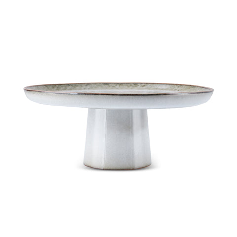 Karaca Rixton Seramik Kek Standı, 30,5 cm, Bej