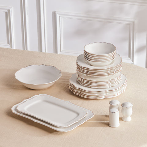 Karaca Elegance Vera 59-Teiliges 12-Personen-Geschirrset, Gold