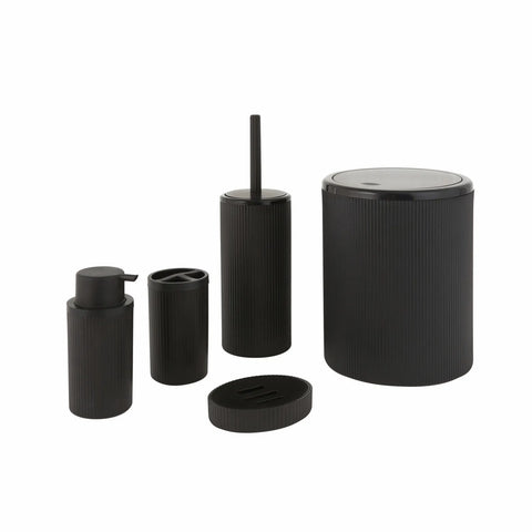 Karaca Home Mayra 5-teiliges Badezimmer Set Schwarz