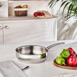 Karaca Emirgan Steel Pan, 24 cm, Silver