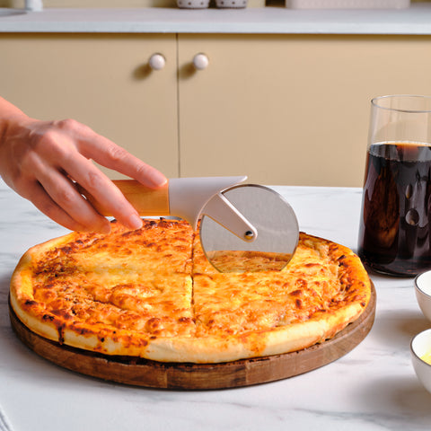 Karaca x Refika Gadgets Wooden-Handled Pizza Cutter