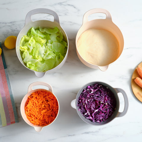 Karaca x Refika Gadgets 4-Piece Mixing Bowl Set