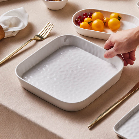 Karaca x Refika – White Deep Plate 21 cm  