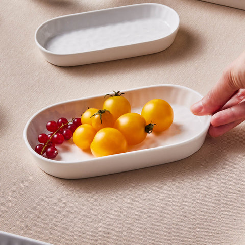 Karaca x Refika'dan Bembeyaz, Serving Plate, 18cm