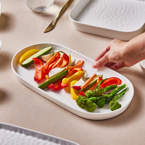 Karaca x Refika'dan Bembeyaz, Serving Plate, 34cm