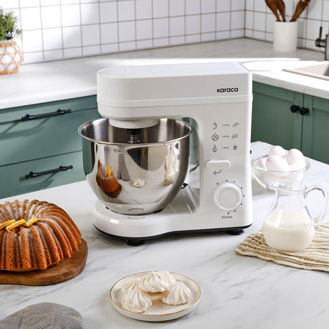 Karaca Maestrochef Stella Küchenmaschine Weiß 1500W 5L