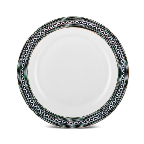 Karaca Elegance Bone Cordoba 53-teiliges Tafelservice für 12 Personen, Gold