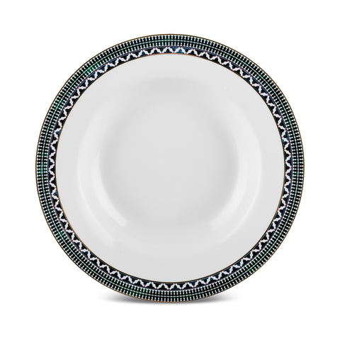 Karaca Elegance Bone Cordoba 53-teiliges Tafelservice für 12 Personen, Gold