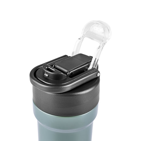 Karaca Thermosteel Camping 2 in 1 Çelik Termos 450 Ml Haki