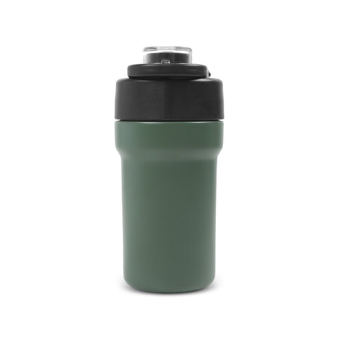 Karaca Thermosteel Camping 2 in 1 Çelik Termos 450 Ml Haki
