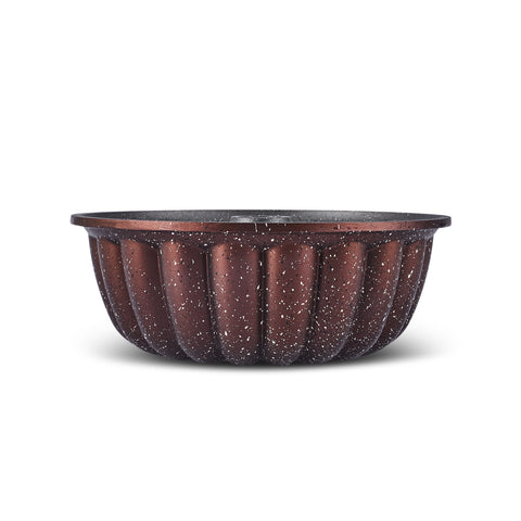Karaca Cake Pro Lina Braune Kuchenform aus Aluminiumguss 25,5 cm