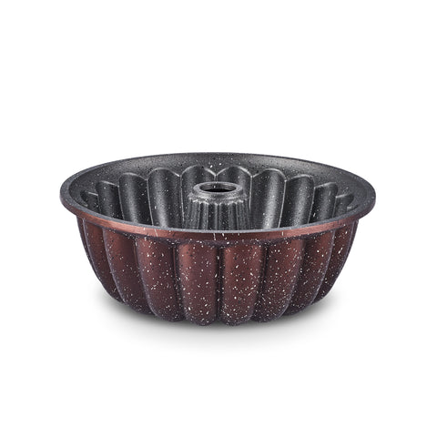 Karaca Cake Pro Lina Braune Kuchenform aus Aluminiumguss 25,5 cm