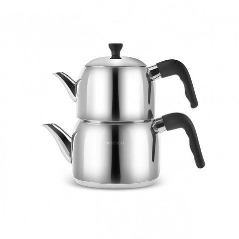 Karaca Nero Medium-Sized Teapot Black    