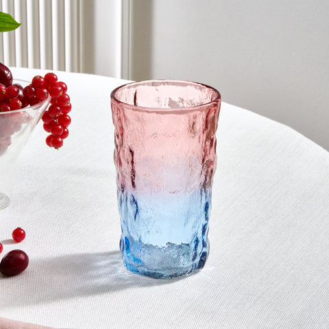 Karaca Glacier Glas Highball-Glas, 383 ml, Rosa