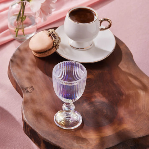 Karaca Rocco Luster 6-Piece Coffee Glass Set, 60ML