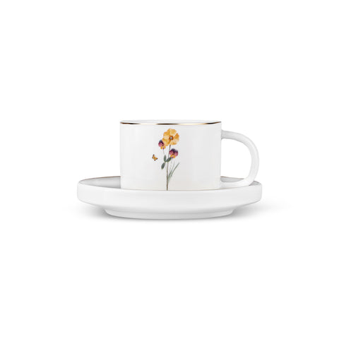 Karaca Valencia 6 Person Coffee Cup Set 80 ML