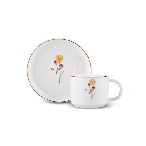 Karaca Valencia 6 Person Coffee Cup Set 80 ML