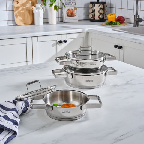 Karaca Valora 6 Piece Steel Sahan Set