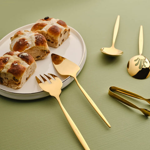 Karaca Orion Shiny Gold 7-Piece Serving Set