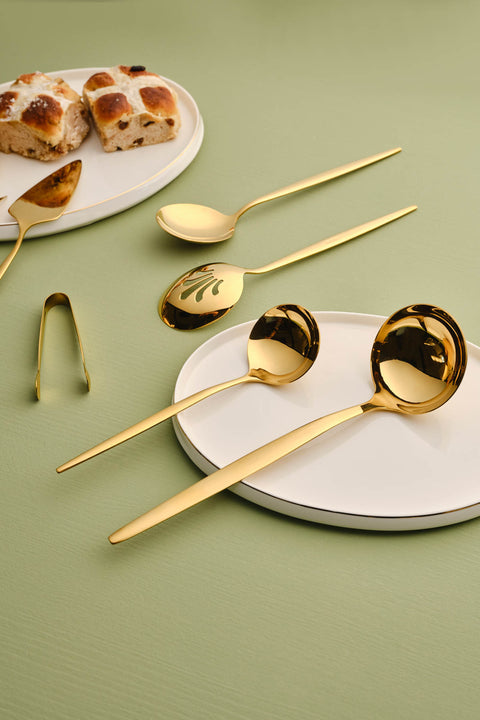 Karaca Orion Shiny Gold 7-Piece Serving Set