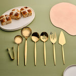 Karaca Orion Shiny Gold 7-Piece Serving Set