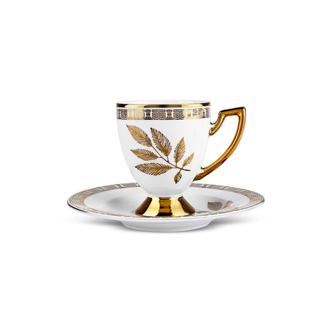 Karaca Betty Set mit Ständer, 6 Personen Kaffeetassen, 85 ml
