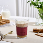 Karaca Leder Cool Touch Latte Glas 210ML Rot