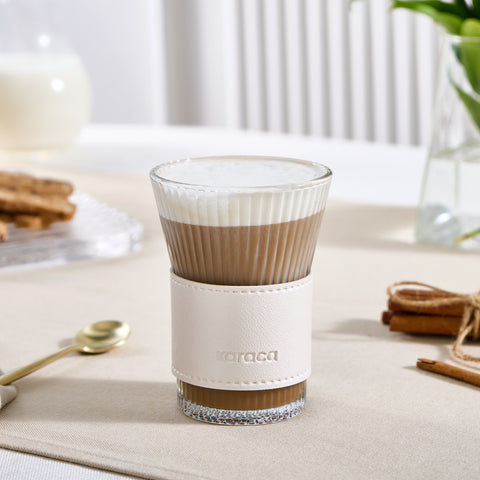 Karaca Leder Cool Touch Latte Glas 210 Ml Perlmutt