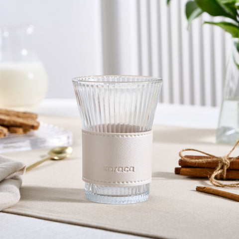 Karaca Leder Cool Touch Latte Glas 210 Ml Perlmutt