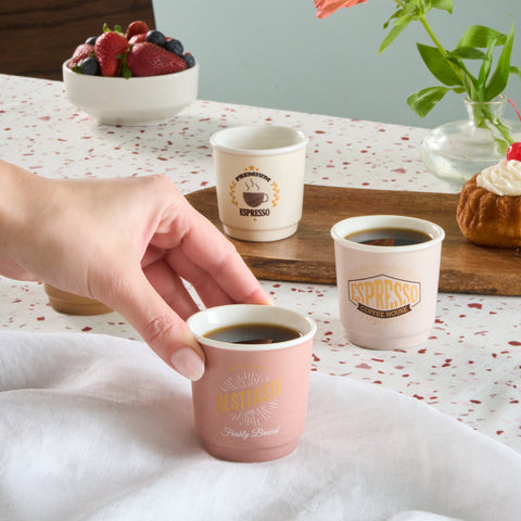 Karaca Monet Soft Espresso Fincan Seti, 4 Kişilik, 4 Parça, 90 ml
