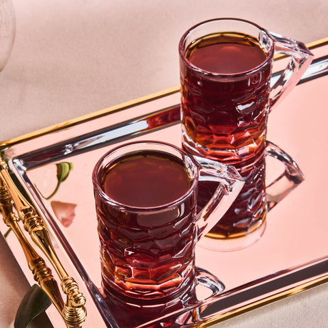 Karaca Defne 6'lı Çay Bardağı Seti, 195 ml