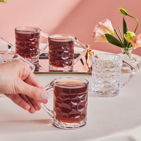 Karaca Defne 6-Piece Tea Glass Set, 195 ml