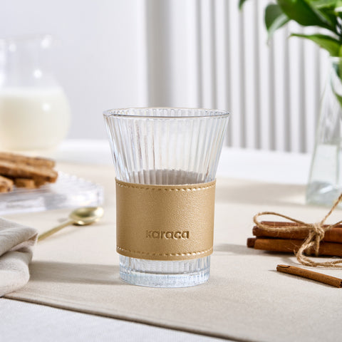 Karaca Leder Cool Touch Latte Glas 210 Ml Gold