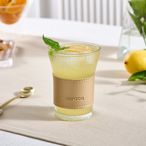 Karaca Leder Cool Touch Latte Glas 210 Ml Gold