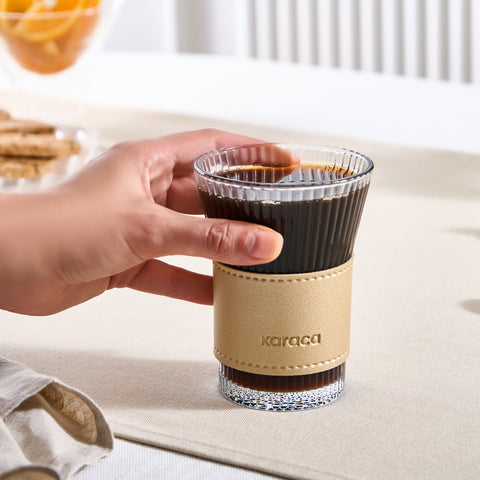 Karaca Leder Cool Touch Latte Glas 210 Ml Gold
