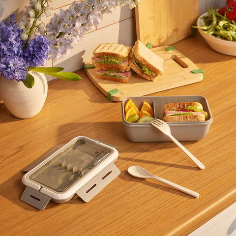 Karaca Fusca Çatal Kaşıklı Lunch Box Gri