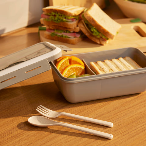 Karaca Fusca Çatal Kaşıklı Lunch Box Gri