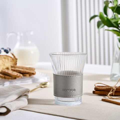Karaca Leder Cool Touch Latte Bardağı 210 ml Platin