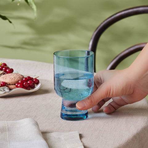 Karaca Julia Wasserglas 340 ml – Blau