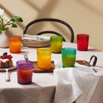 Karaca Colorato 6-teiliges Trinkgläser-Set, Bunt