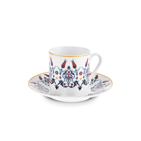karaca Haliç 6 kişilik Fincan Takımı, 80 Ml 