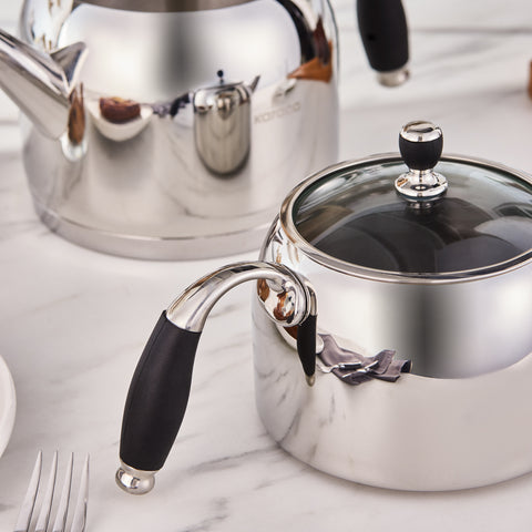 Karaca Stella Stainless Steel Teapot Set