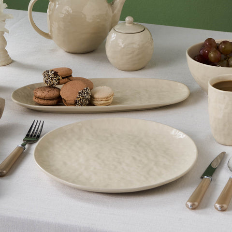 Karaca Nebula 27 cm Dinner Plate, Beige