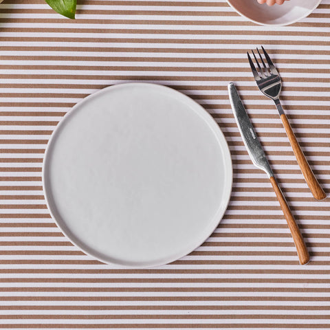 Karaca Epsilon Porcelain Dessert/Side Plate, 22cm, White