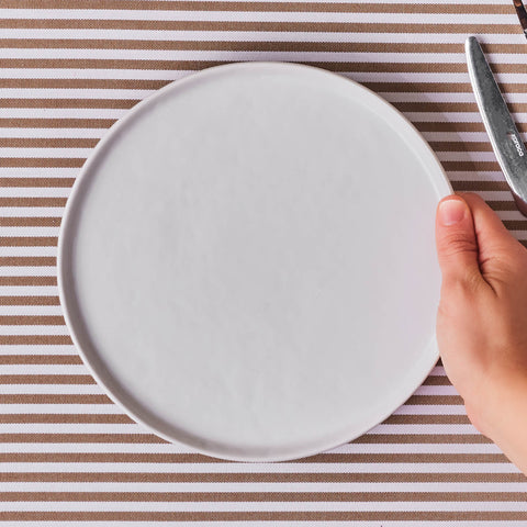 Karaca Epsilon Porcelain Dessert/Side Plate, 22cm, White