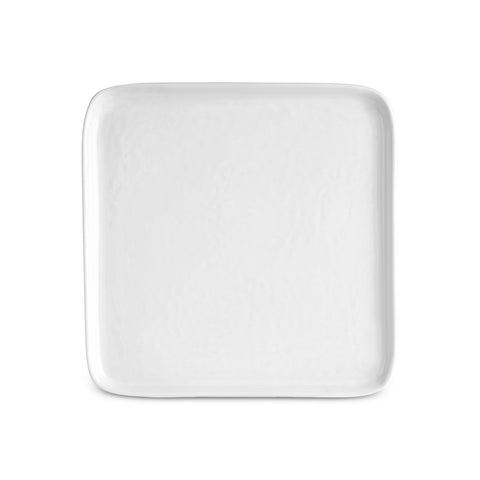 Karaca Epsilon Porcelain Square Dessert/Side Plate, 22cm, White