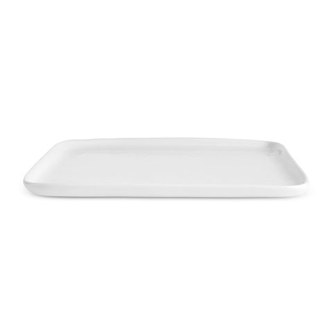 Karaca Epsilon Porcelain Square Dessert/Side Plate, 22cm, White