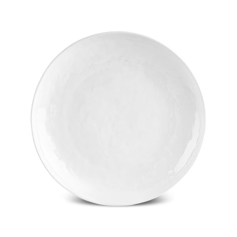 Karaca Epsilon Servierplatte aus Porzellan, 29 cm, Weiß